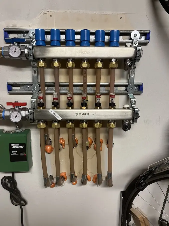 Plumber performing Leak Detection at a residential property in Verde Village